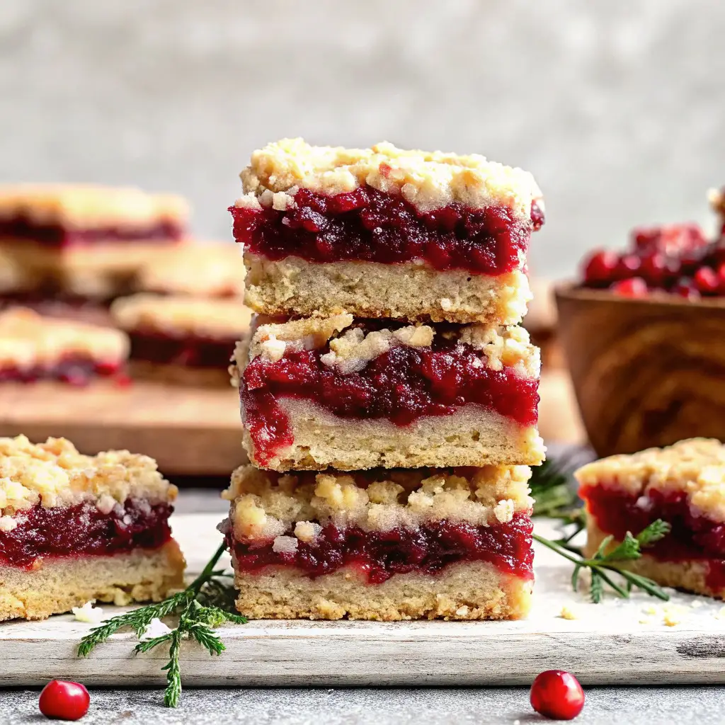 Holiday Cranberry Bars: Easy Alternative to Traditional Pie